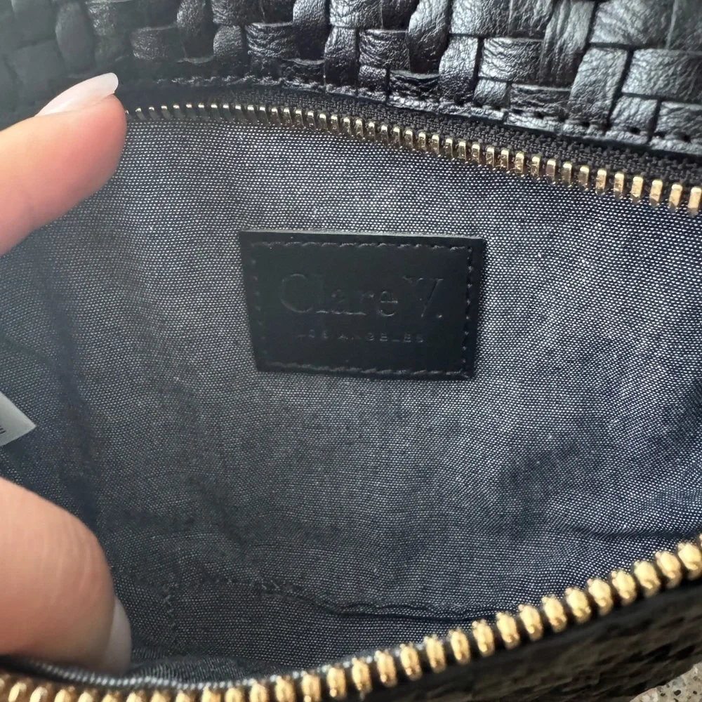 Clare V Black Woven Mini Bag - Petit Fanny - Picture 4 of 4